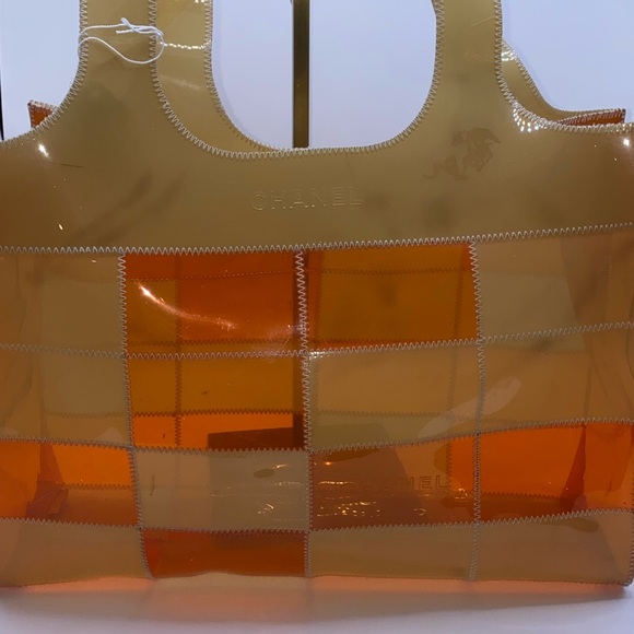 Chanel Rare Chanel Vinyl Unique bag.00-02. Beautiful stitch. Dark is air only. - Picture 3 of 7